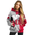 unlv rebels playful snoopy red hoodie best selling
