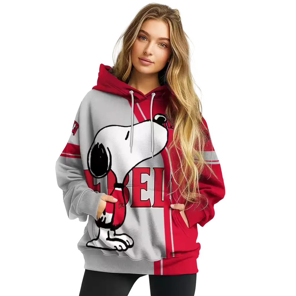 unlv rebels playful snoopy red hoodie high quality unlv rebels playful snoopy red hoodie high quality