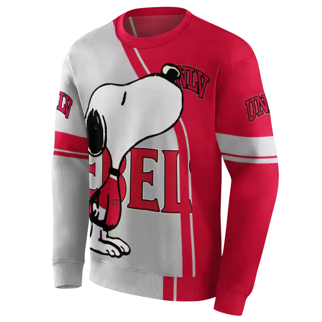 unlv rebels playful snoopy red hoodie new arrival unlv rebels playful snoopy red hoodie new arrival
