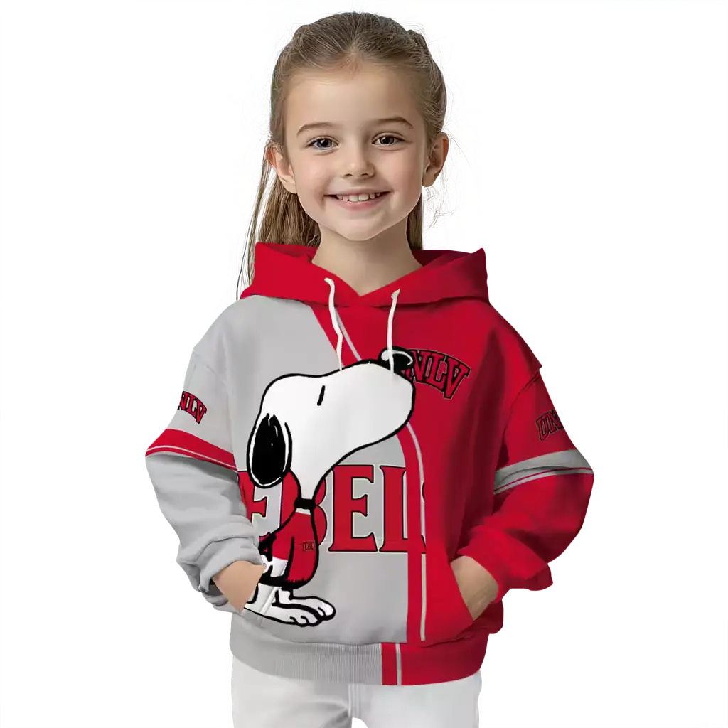 unlv rebels playful snoopy red hoodie top rated unlv rebels playful snoopy red hoodie top rated
