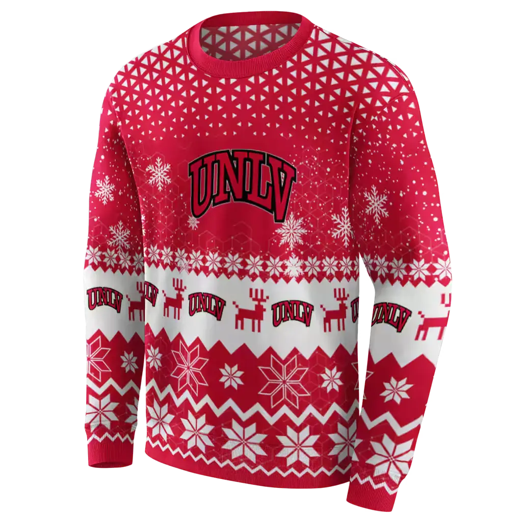unlv rebels reindeer motif red hoodie new arrival unlv rebels reindeer motif red hoodie new arrival