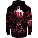 unlv rebels skull artwork red black hoodie best selling