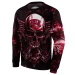 unlv rebels skull artwork red black hoodie best selling