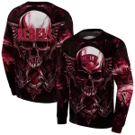 unlv rebels skull artwork red black hoodie best selling