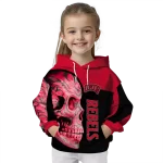 unlv rebels skull motif red black hoodie best selling