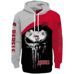 unlv rebels skull punisher gray black hoodie best selling