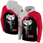 unlv rebels skull punisher gray black hoodie best selling