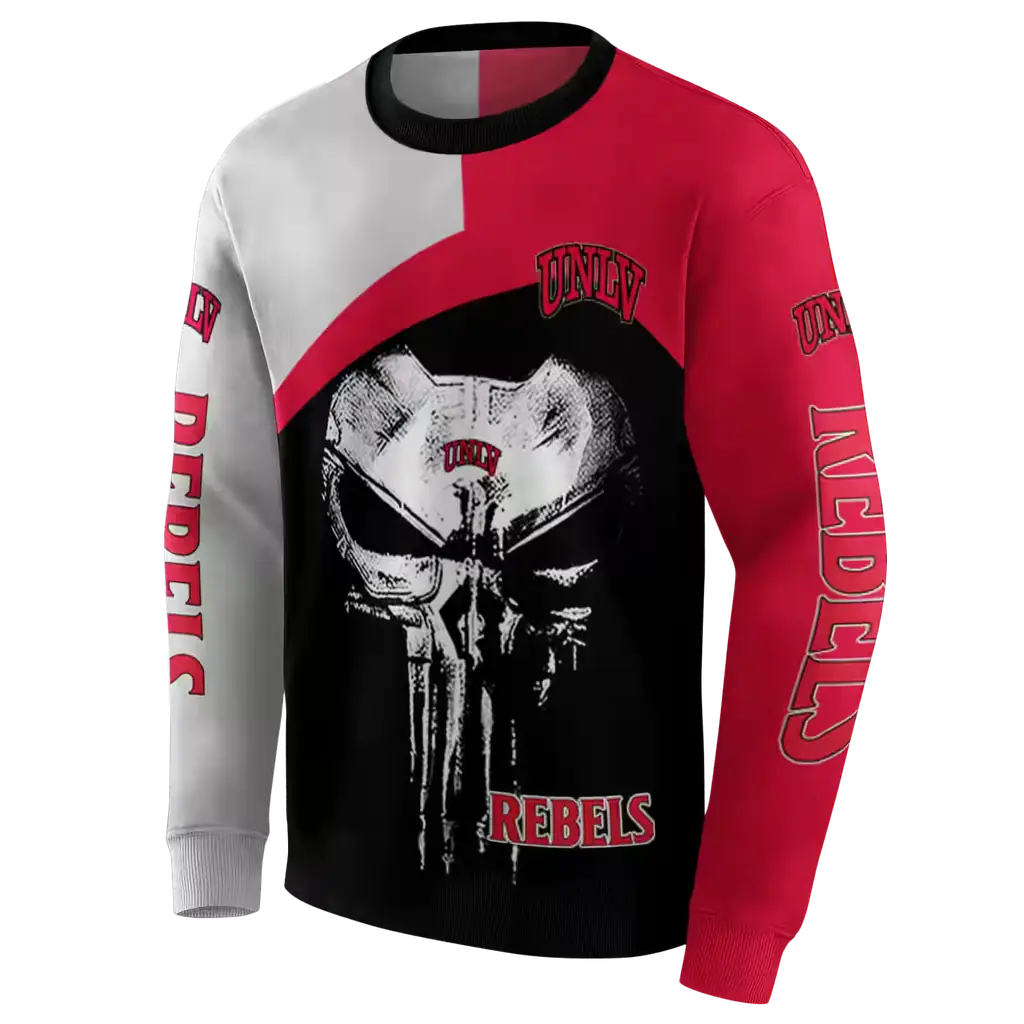 unlv rebels skull punisher gray black hoodie new arrival unlv rebels skull punisher gray black hoodie new arrival