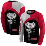 unlv rebels skull punisher gray black hoodie best selling