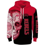 unlv rebels sugar skull red black hoodie best selling