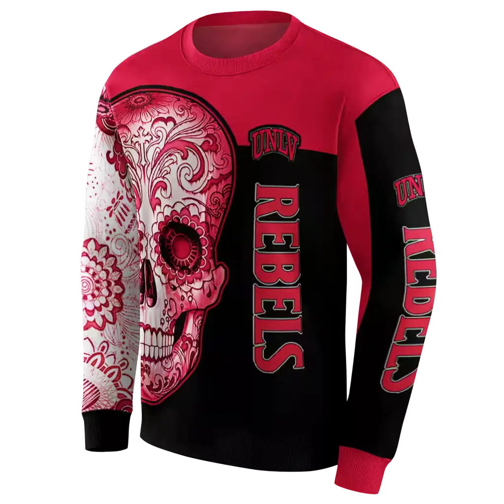unlv rebels sugar skull red black hoodie new arrival unlv rebels sugar skull red black hoodie new arrival