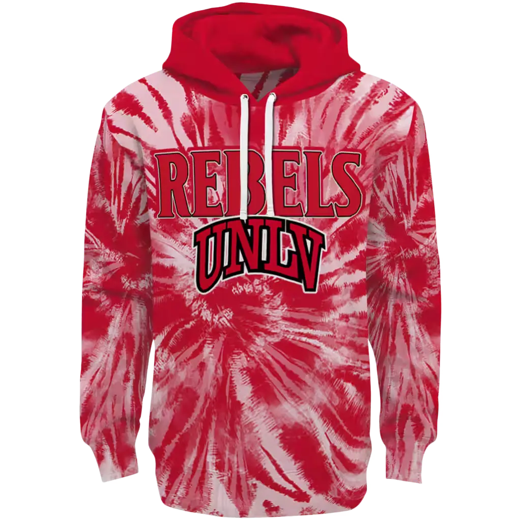 unlv rebels tie dye pattern red hoodie best selling unlv rebels tie dye pattern red hoodie best selling