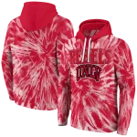 unlv rebels tie dye pattern red hoodie best selling