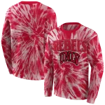 unlv rebels tie dye pattern red hoodie best selling