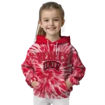 unlv rebels tie dye pattern red hoodie best selling