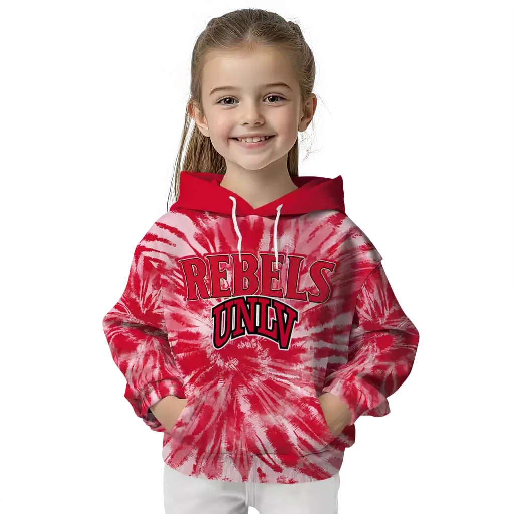unlv rebels tie dye pattern red hoodie top rated unlv rebels tie dye pattern red hoodie top rated