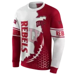 unlv rebels triangular pattern red white hoodie best selling