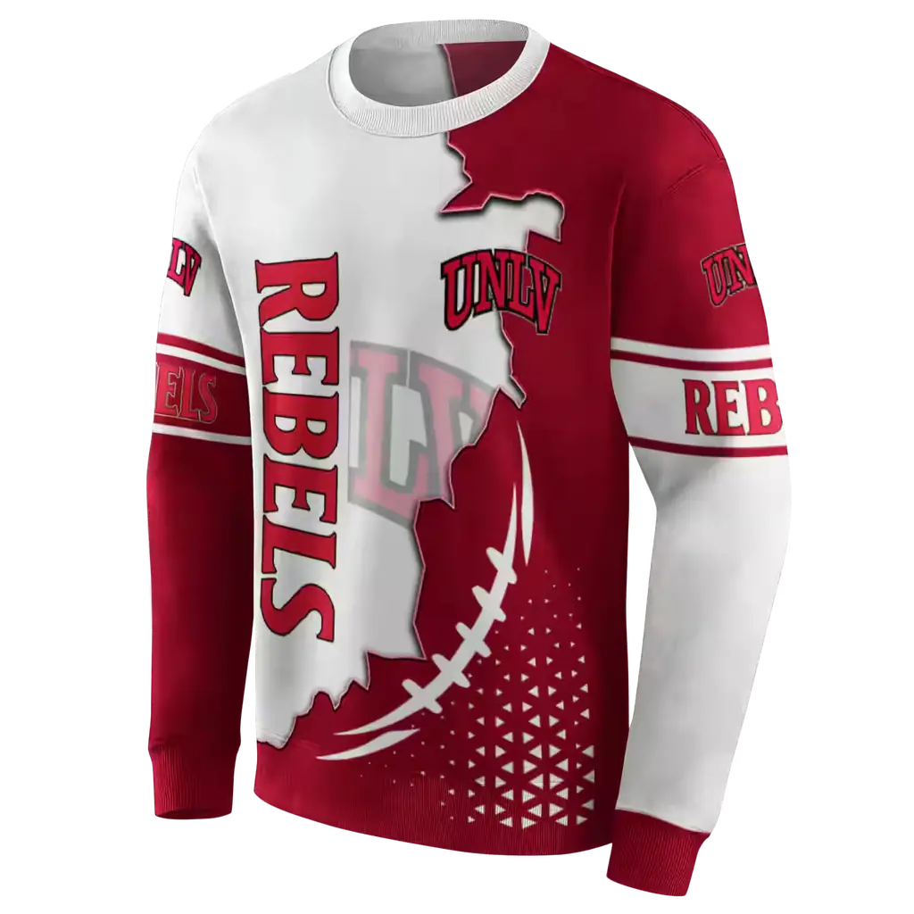 unlv rebels triangular pattern red white hoodie new arrival unlv rebels triangular pattern red white hoodie new arrival
