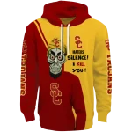 usc trojans achmed skull red hoodie best selling