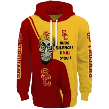 usc trojans achmed skull red hoodie best selling