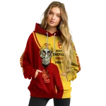 usc trojans achmed skull red hoodie best selling