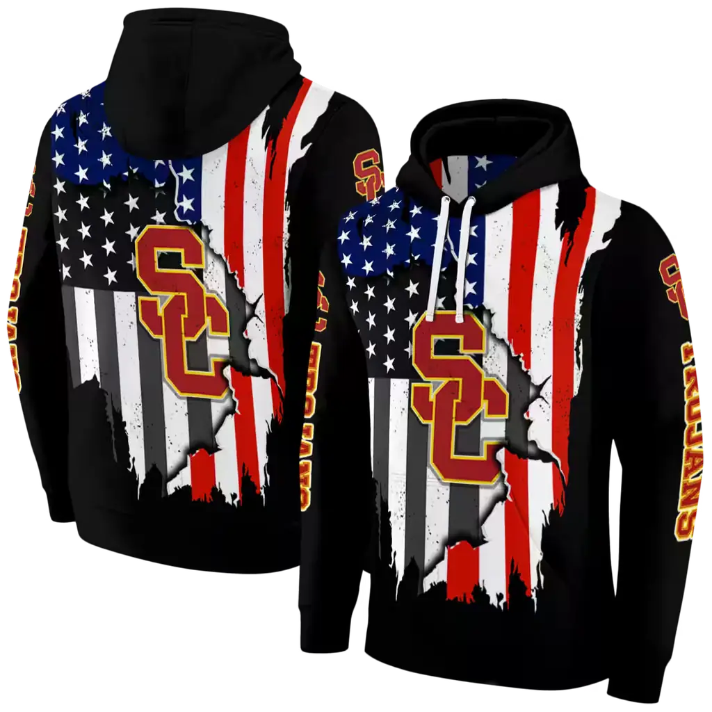 usc trojans american pride black hoodie fashion forward usc trojans american pride black hoodie fashion forward