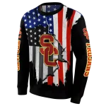 usc trojans american pride black hoodie best selling