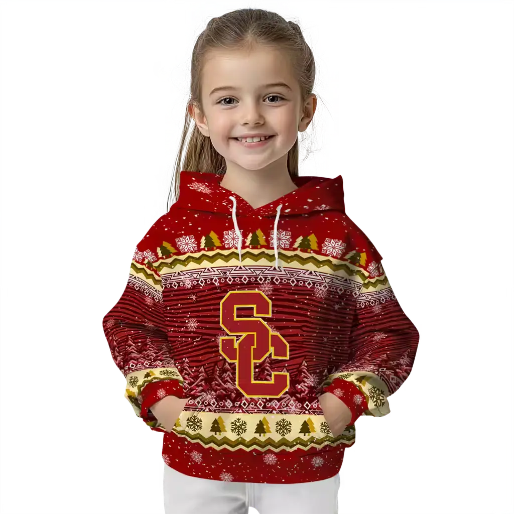 usc trojans christmas trees red hoodie top rated usc trojans christmas trees red hoodie top rated