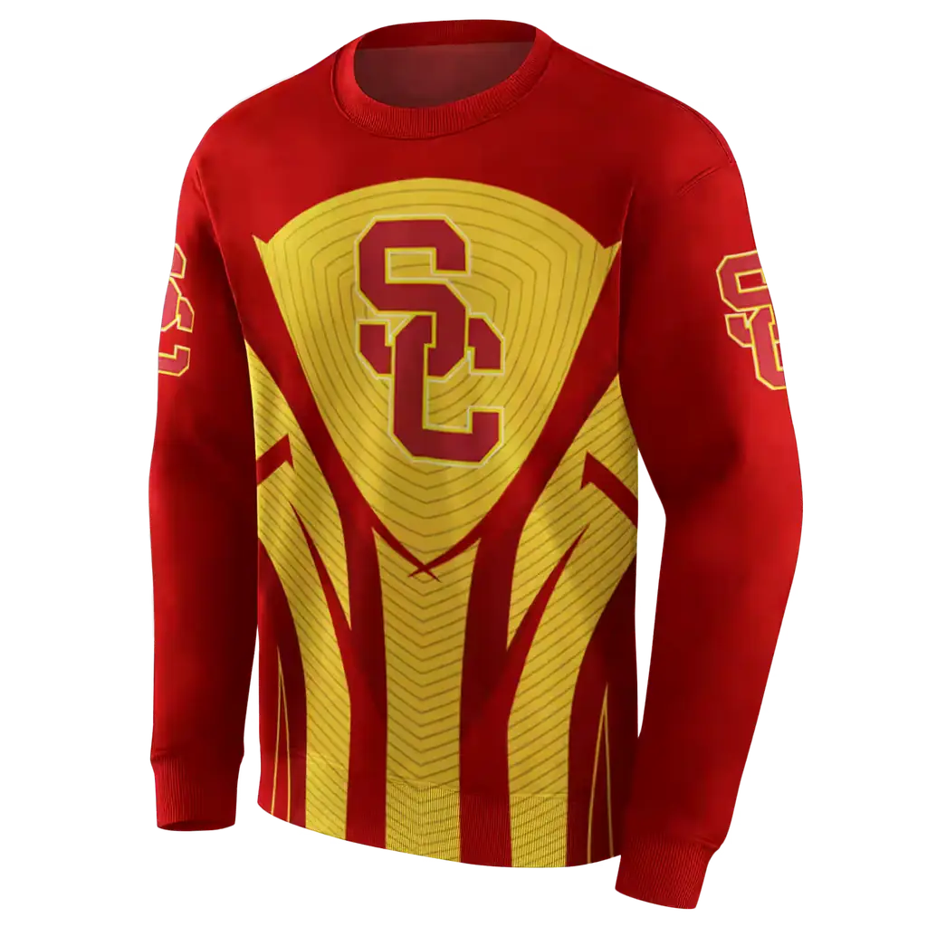 usc trojans concentric lines red black hoodie new arrival usc trojans concentric lines red black hoodie new arrival