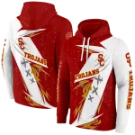usc trojans dynamic slash red white hoodie best selling