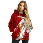 usc trojans dynamic slash red white hoodie best selling