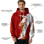 usc trojans dynamic slash red white hoodie best selling