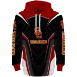 usc trojans futuristic pattern red black hoodie best selling
