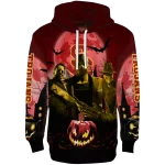 usc trojans halloween vibes red black hoodie best selling