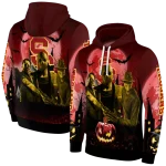 usc trojans halloween vibes red black hoodie best selling