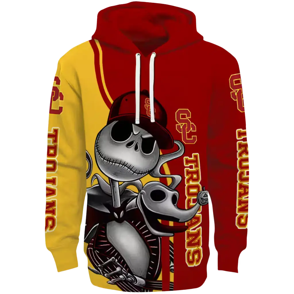 usc trojans jack skellington red hoodie best selling usc trojans jack skellington red hoodie best selling