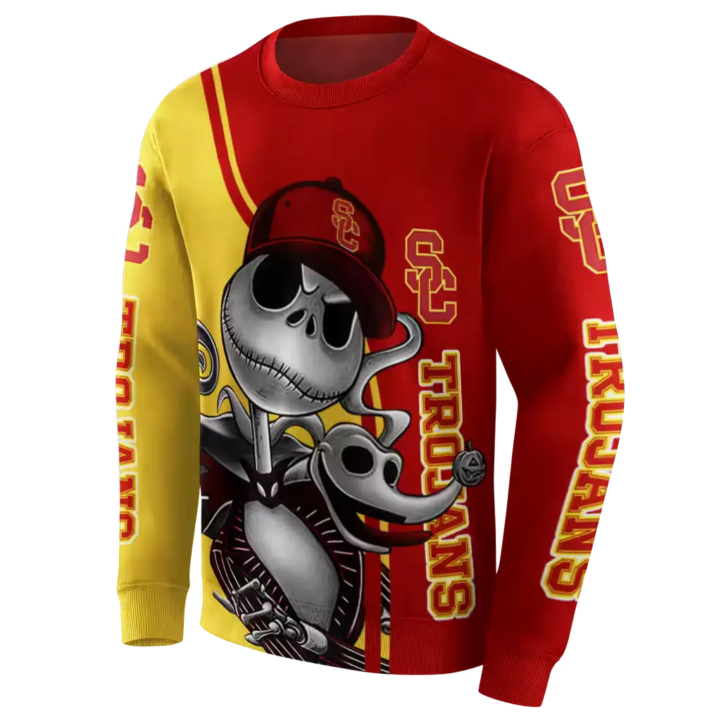 usc trojans jack skellington red hoodie new arrival usc trojans jack skellington red hoodie new arrival