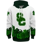 usc trojans lucky motif white green hoodie best selling