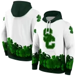 usc trojans lucky motif white green hoodie best selling
