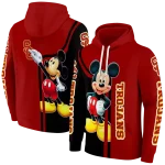 usc trojans mickey mouse red black hoodie best selling