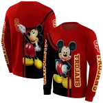 usc trojans mickey mouse red black hoodie best selling