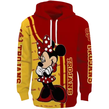 usc trojans minnie mouse red hoodie best selling