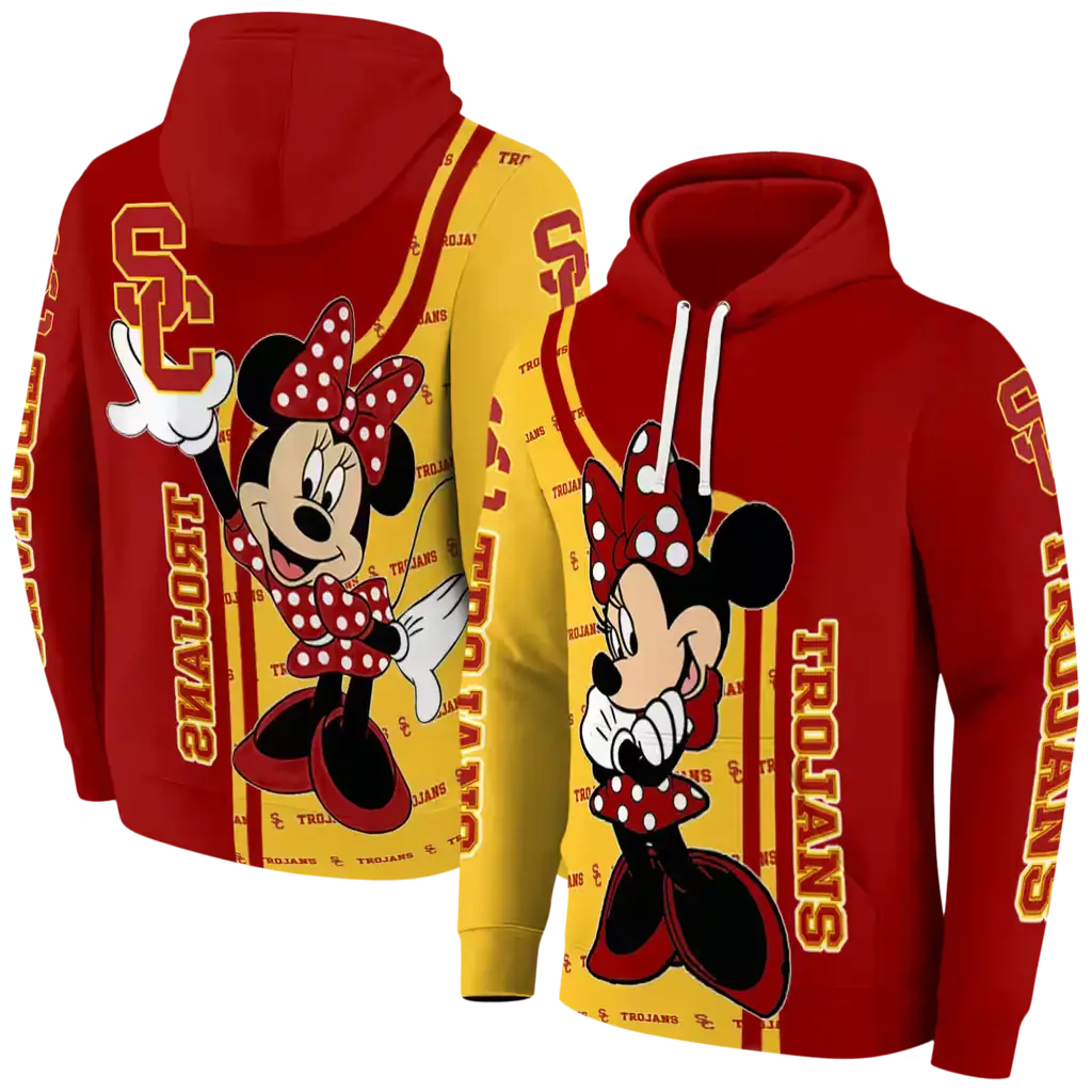 usc trojans minnie mouse red hoodie fashion forward usc trojans minnie mouse red hoodie fashion forward