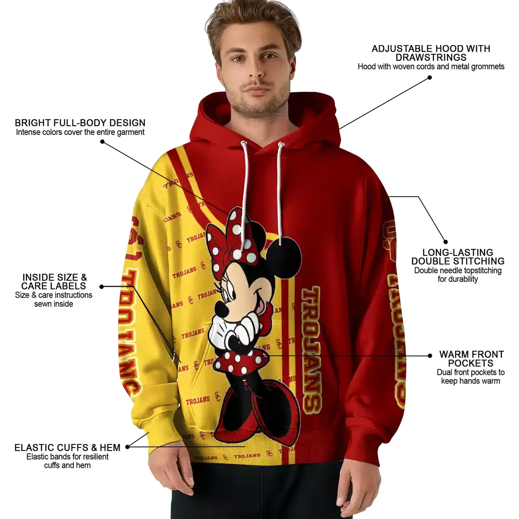 usc trojans minnie mouse red hoodie latest model usc trojans minnie mouse red hoodie latest model