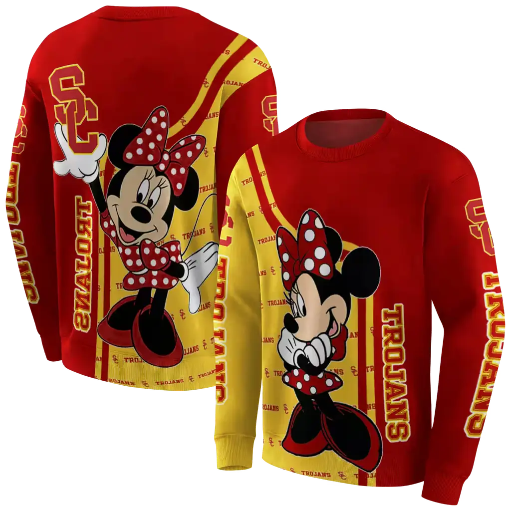 usc trojans minnie mouse red hoodie premium grade usc trojans minnie mouse red hoodie premium grade