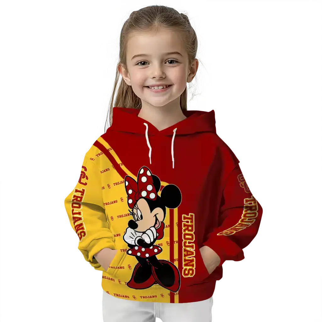 usc trojans minnie mouse red hoodie top rated usc trojans minnie mouse red hoodie top rated