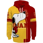 usc trojans playful snoopy red hoodie best selling