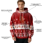 usc trojans reindeer motif red hoodie best selling