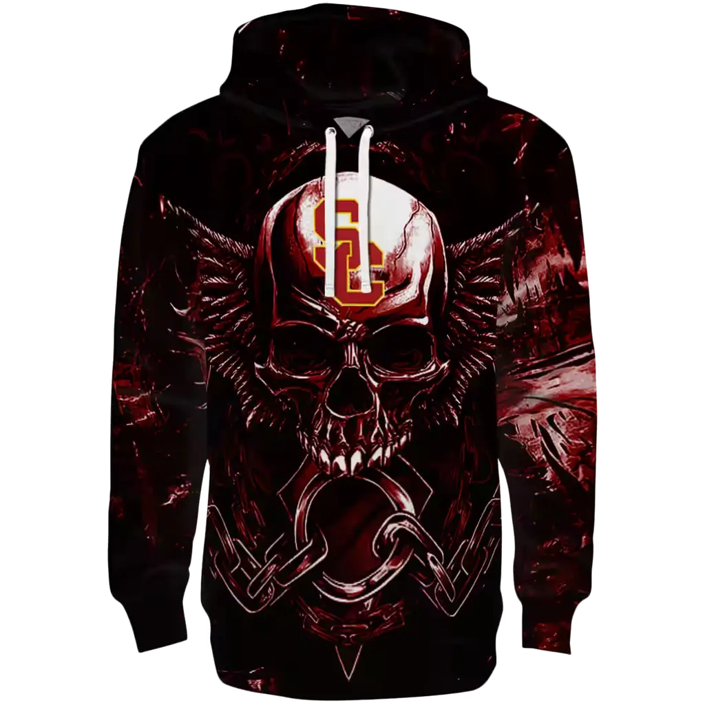usc trojans skull artwork red black hoodie best selling usc trojans skull artwork red black hoodie best selling