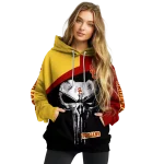 usc trojans skull punisher yellow black hoodie best selling